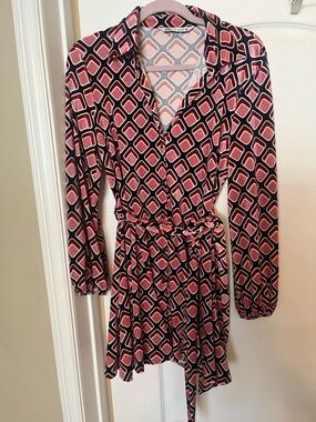 Print Velvet Wrap Dress Zara